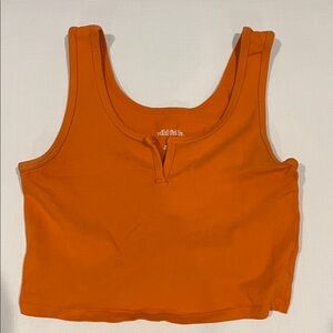 Wild Fable Vibrant Orange Crop Top